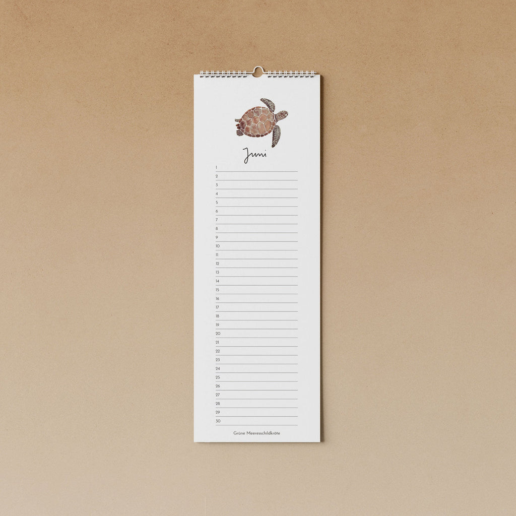gefährdete Tiere | immerwährender Kalender