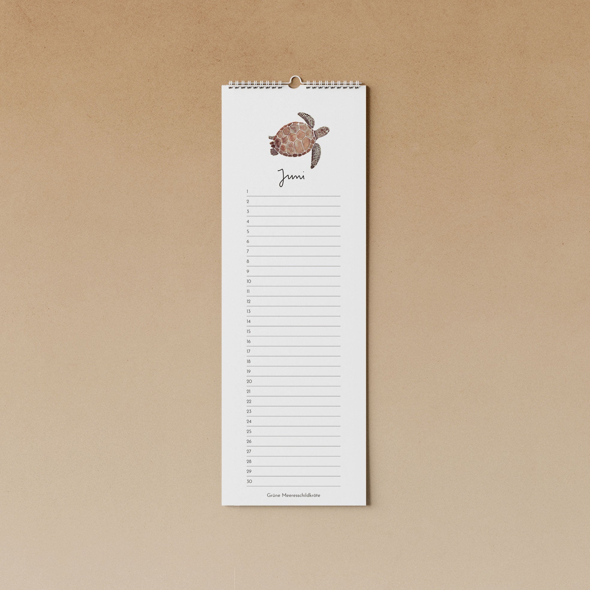 gefährdete Tiere | immerwährender Kalender