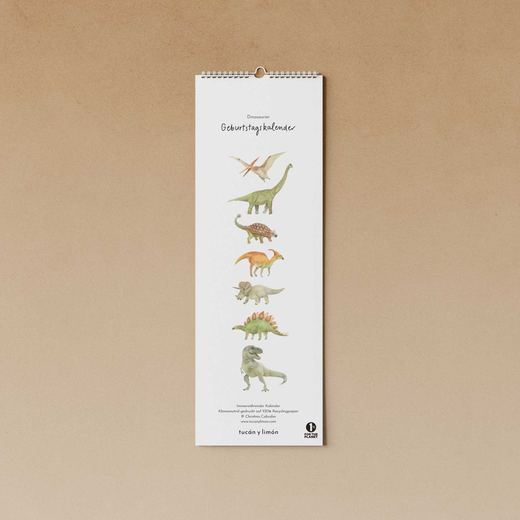 Dinosaurier | immerwährender Kalender