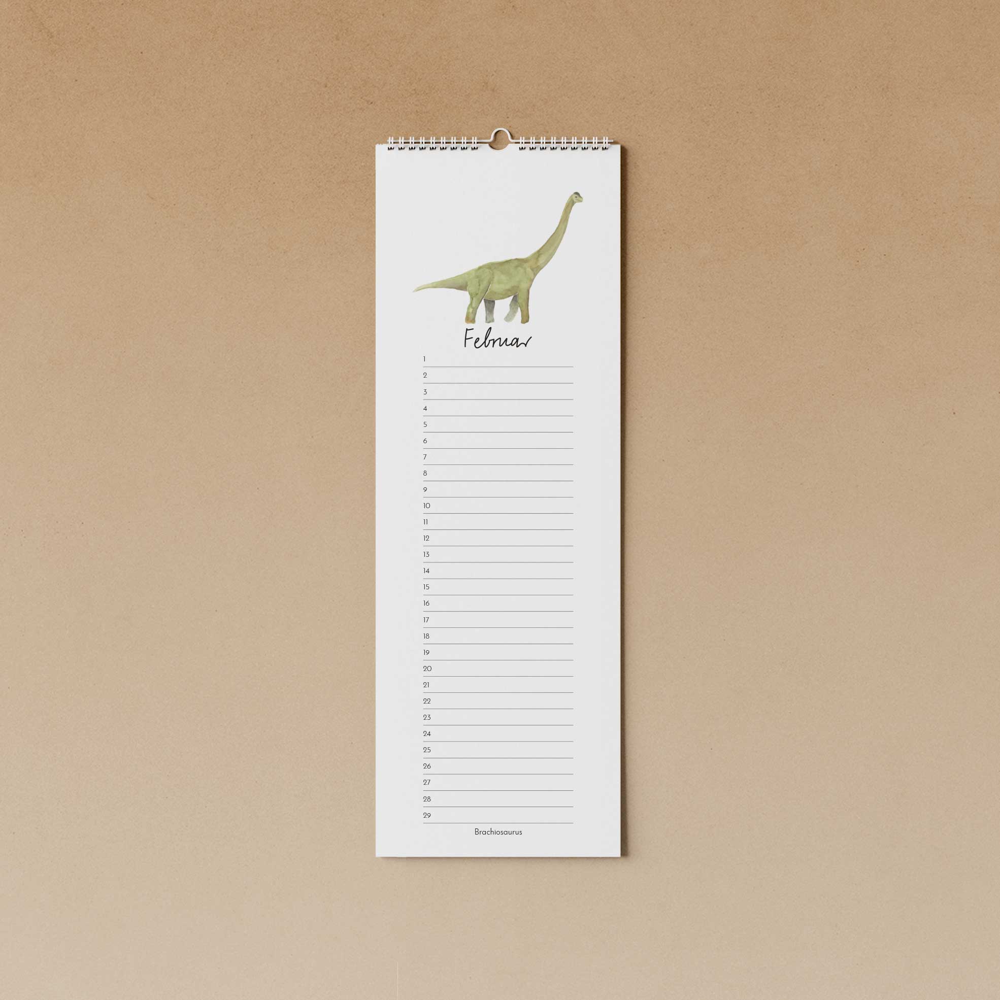 Dinosaurier | immerwährender Kalender