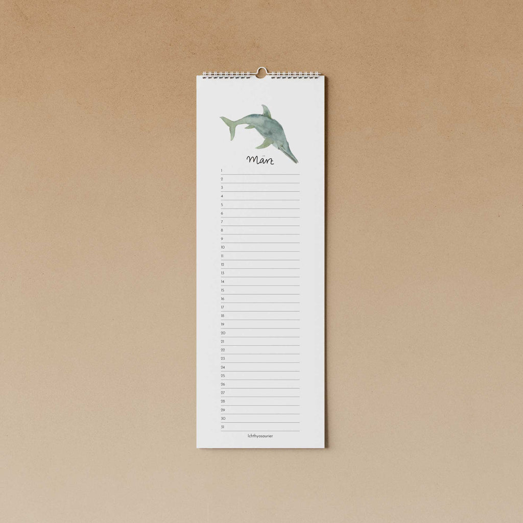 Dinosaurier | immerwährender Kalender
