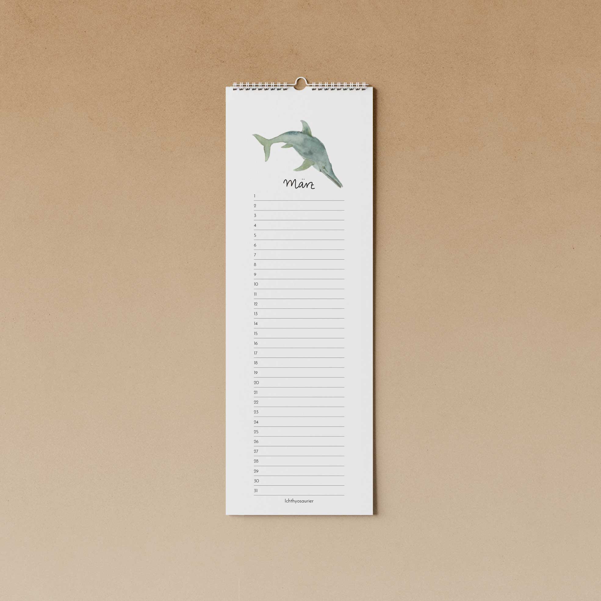 Dinosaurier | immerwährender Kalender