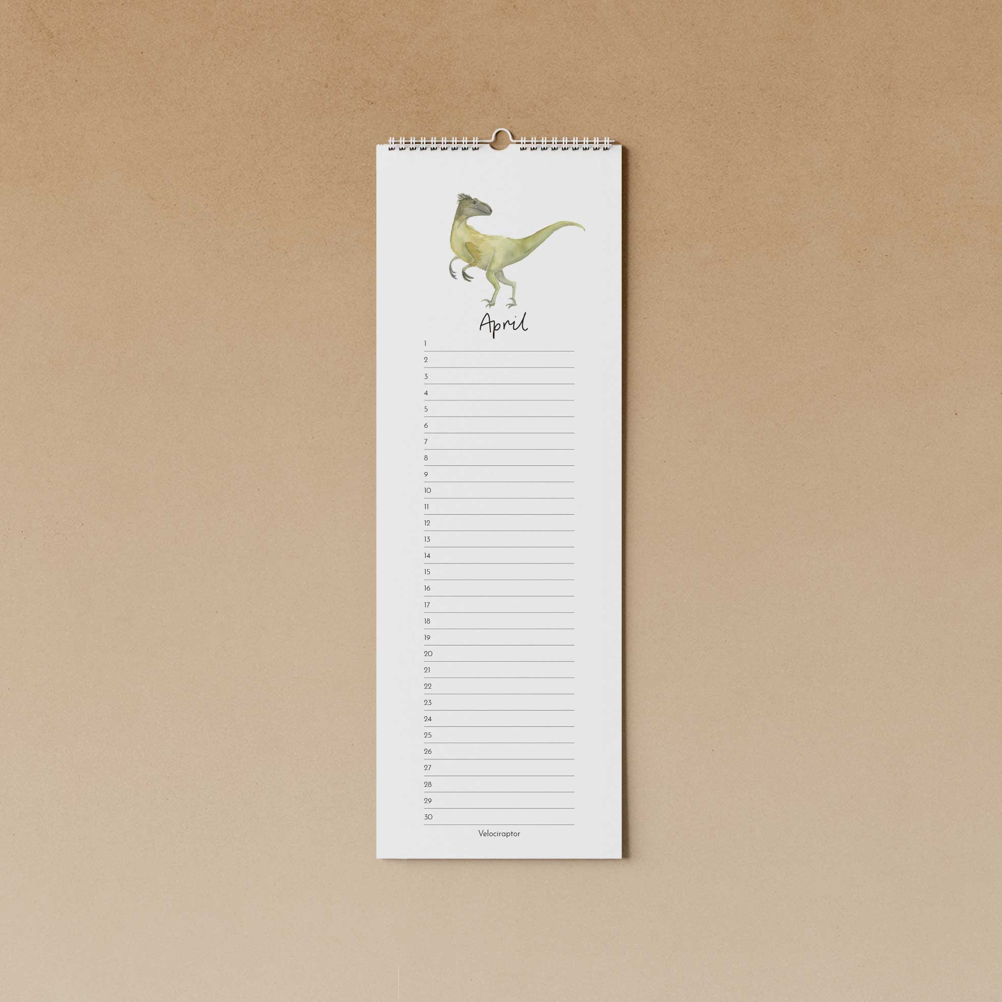 Dinosaurier | immerwährender Kalender