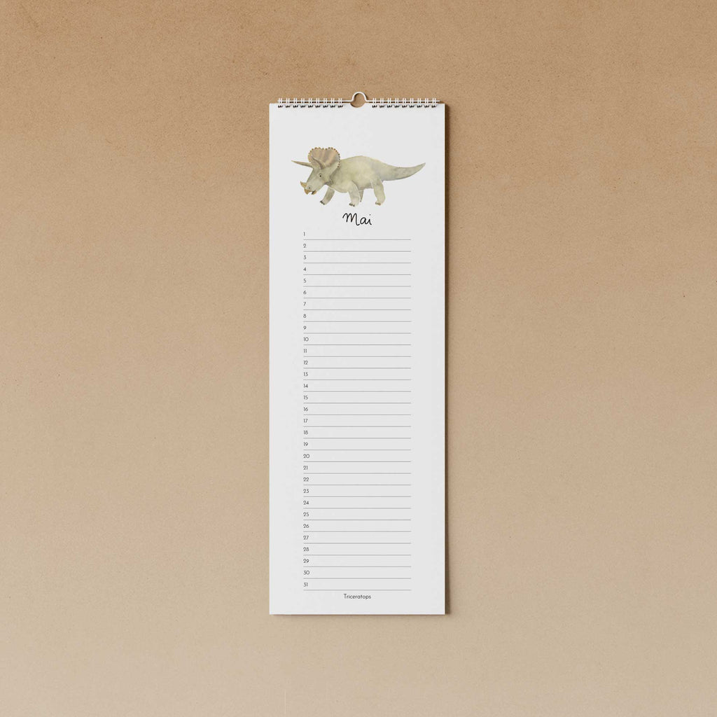 Dinosaurier | immerwährender Kalender