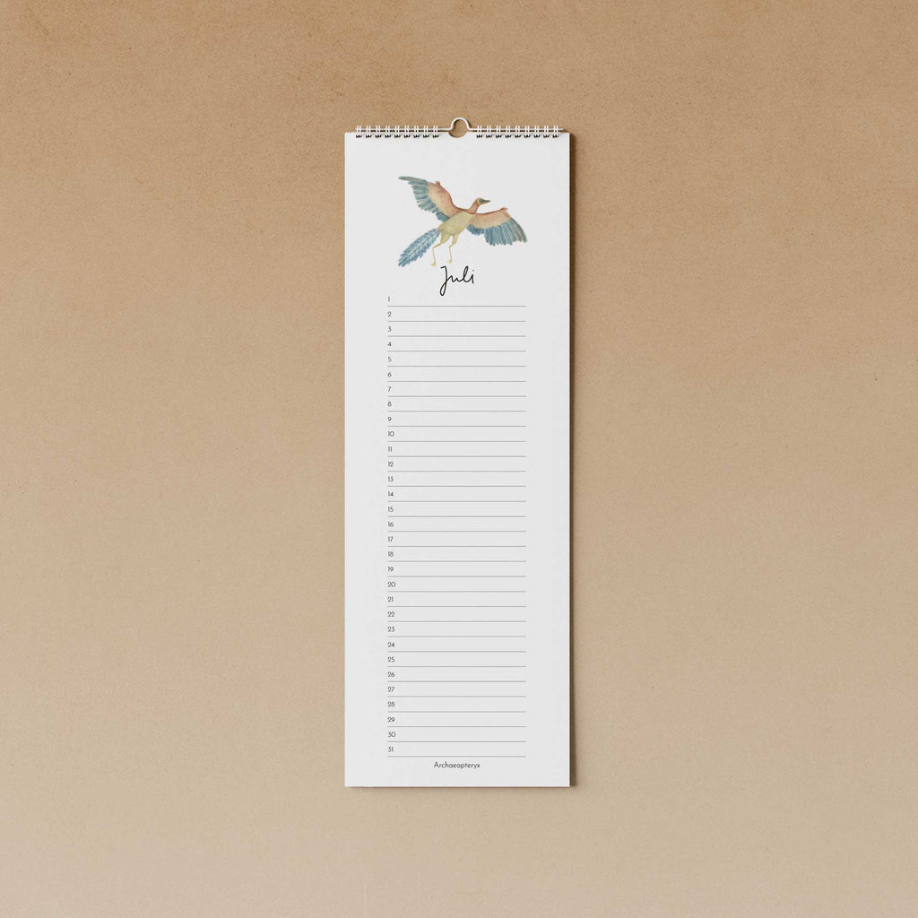 Dinosaurier | immerwährender Kalender