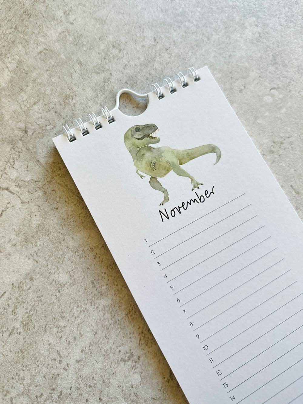 Dinosaurier | immerwährender Kalender