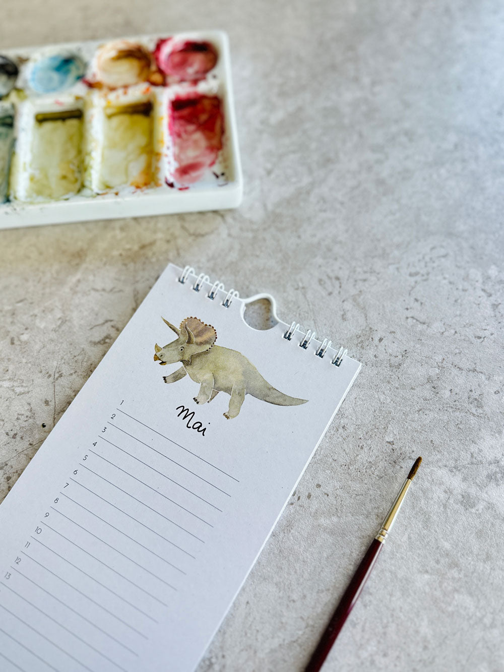 Dinosaurier | immerwährender Kalender