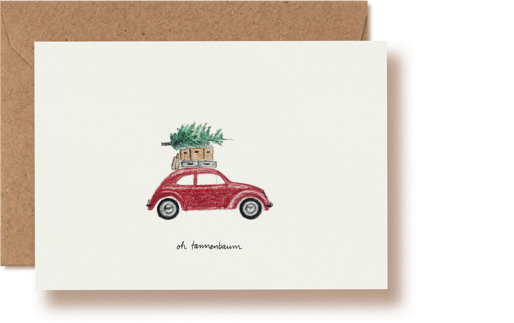 Oh Tannenbaum beetle | Grußkarte