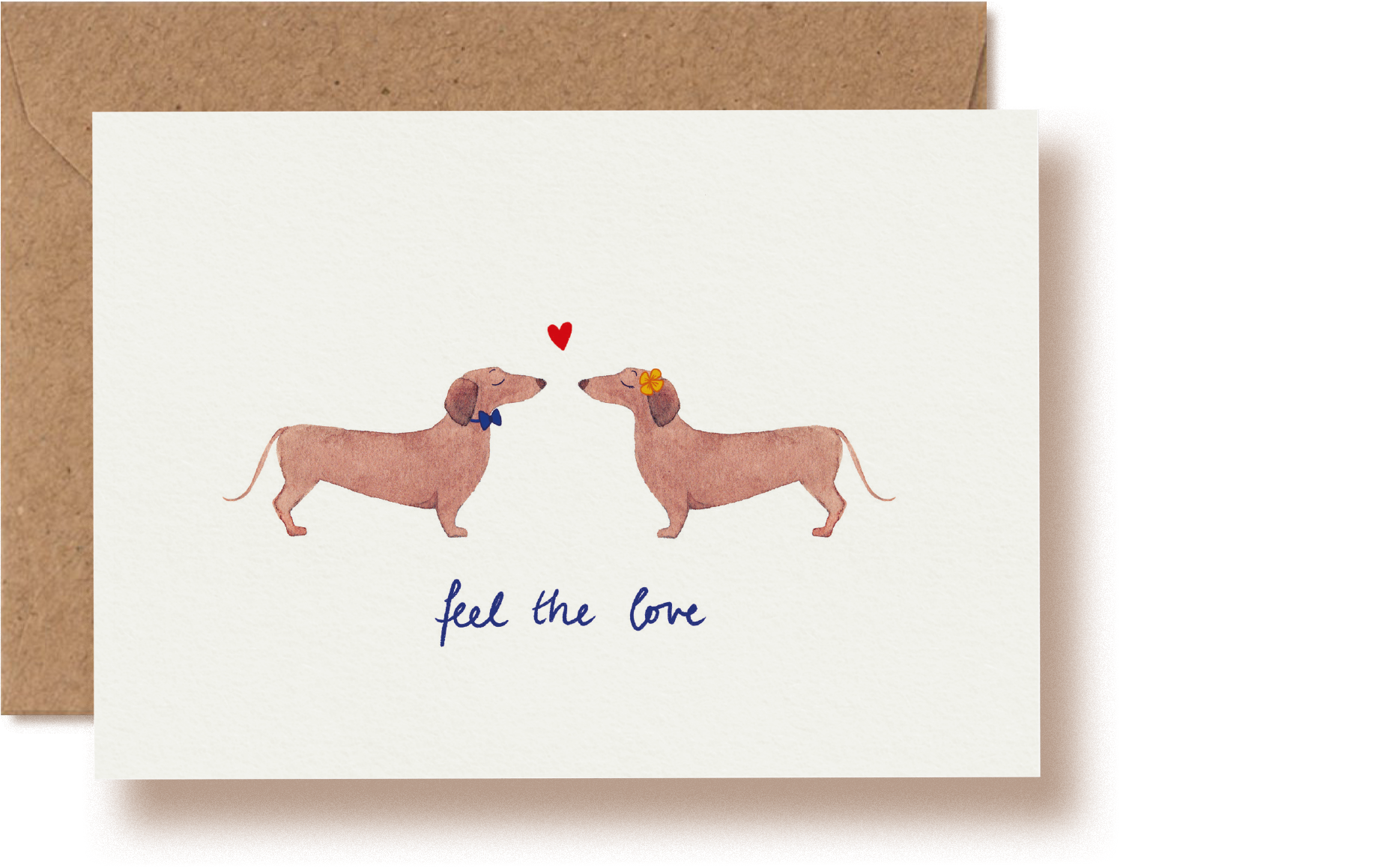 feel the love | Grußkarte