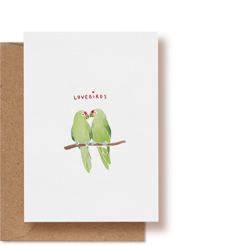Lovebirds | Grußkarte