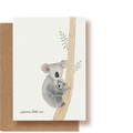 Koala - welcome little one | Grußkarte