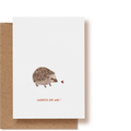 Igel - wünsch dir was | Grußkarte