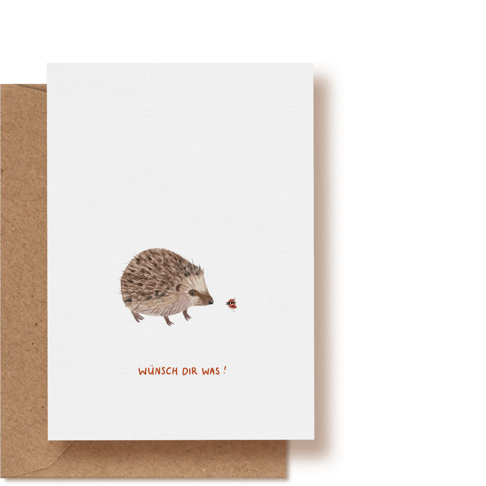 Igel - wünsch dir was | Grußkarte