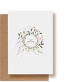 Weihnachtskranz | Grußkarte