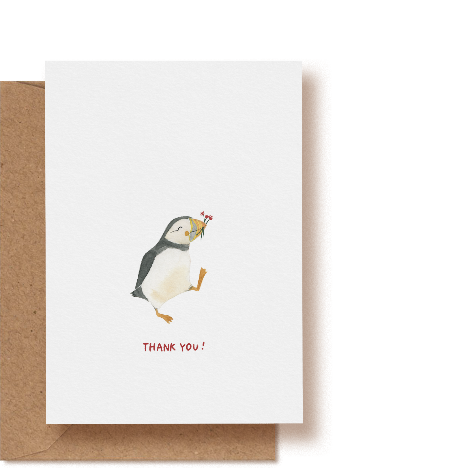 Papageientaucher - Thank You! | Grußkarte