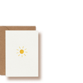 Sonne | Mini-Grußkarte