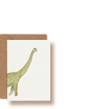 Brachiosaurus | Mini-Grußkarte