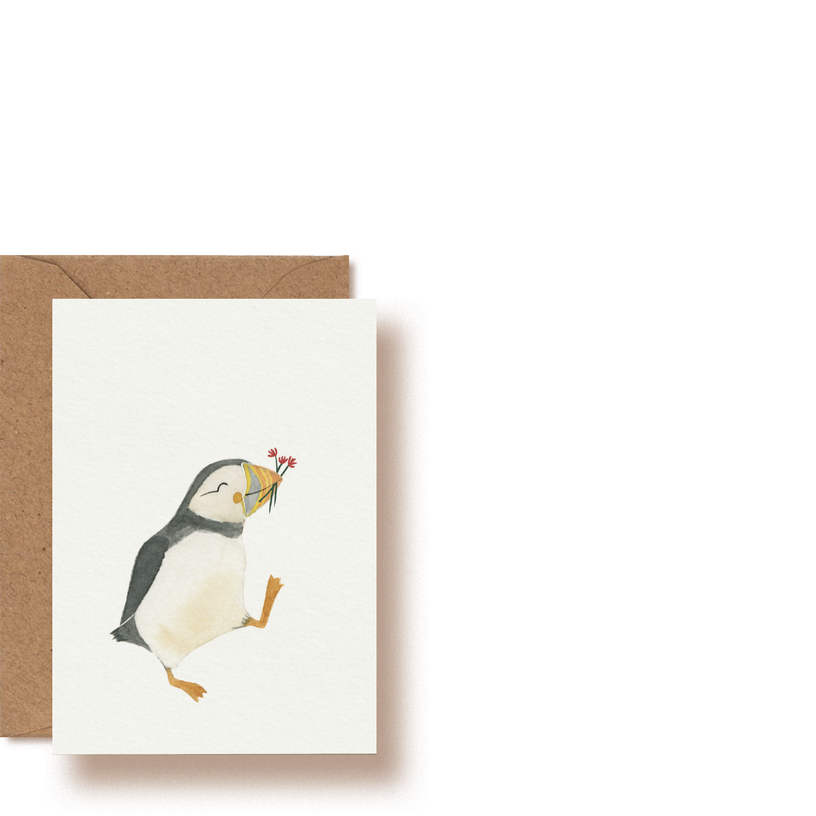 Papageientaucher | Mini-Grußkarte