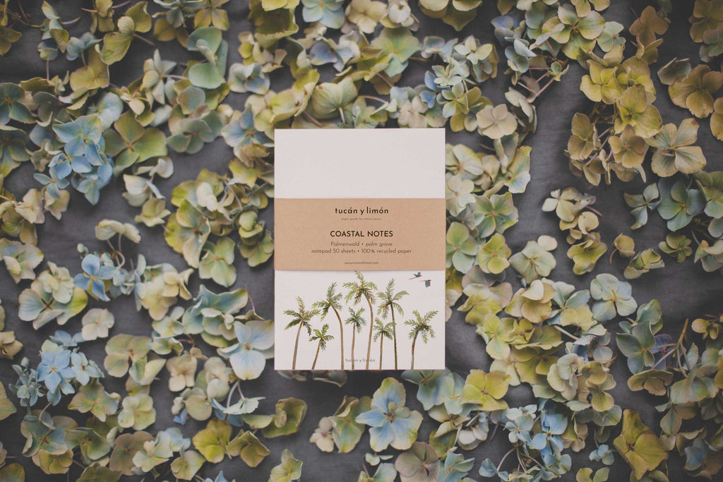 COASTAL NOTES - Palmenwald | Notizblock DINA6