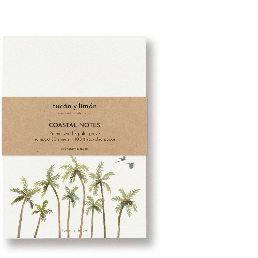 COASTAL NOTES - Palmenwald | Notizblock DINA6