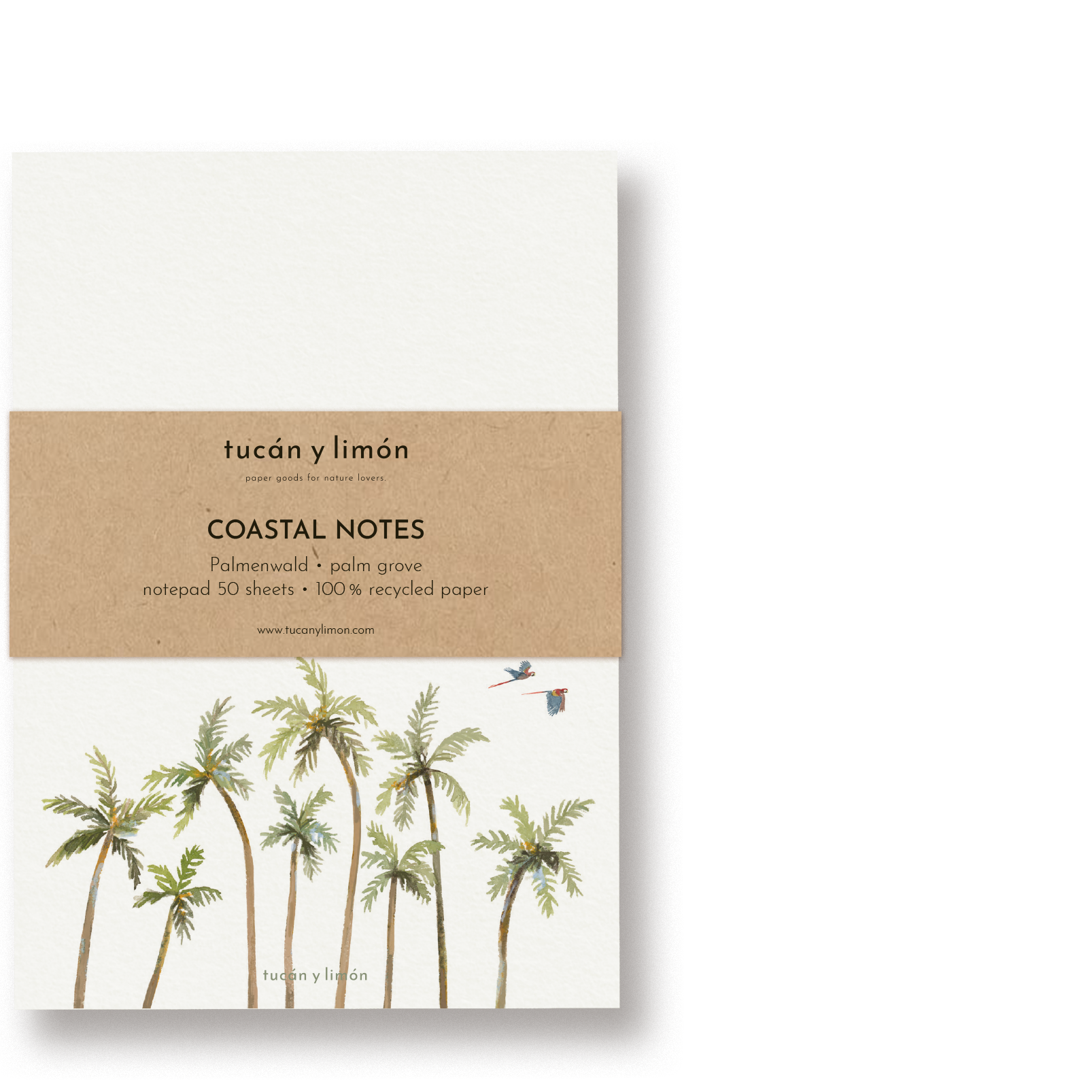COASTAL NOTES - Palmenwald | Notizblock DINA6