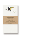 BIRD NOTES - Fischertukan | Notizblock DINA6 schmal
