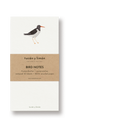 BIRD NOTES - Austernfischer | Notizblock DINA6 schmal
