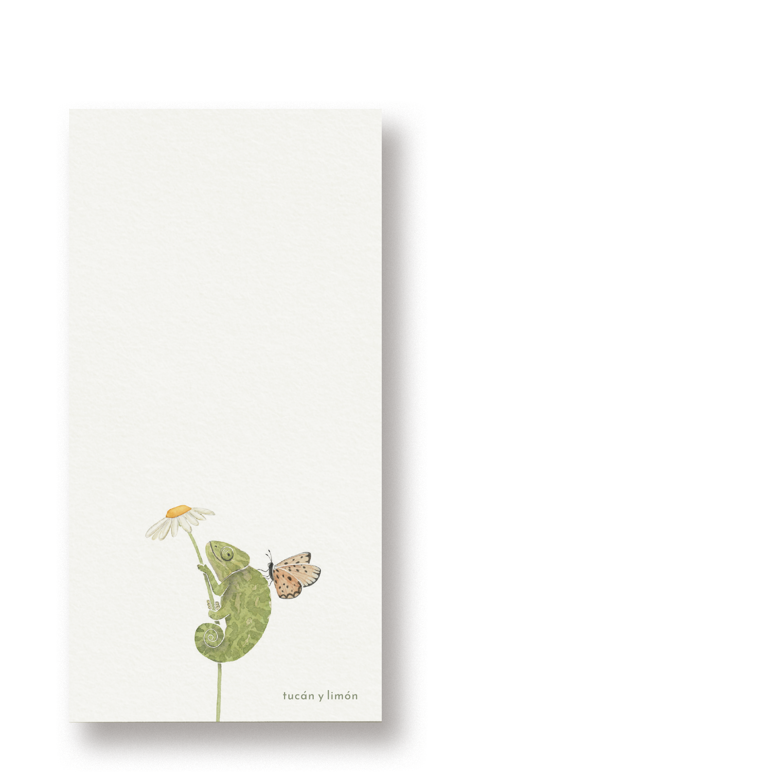 CHAMELEON NOTES - Chamäleon | Notizblock DINA6 schmal