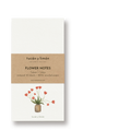 FLOWER NOTES - Tulpen | Notizblock DINA6 schmal