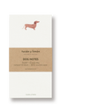 DOG NOTES - Dackel | Notizblock DINA6 schmal