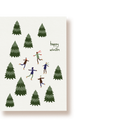 Happy Winter Green | Postkarte