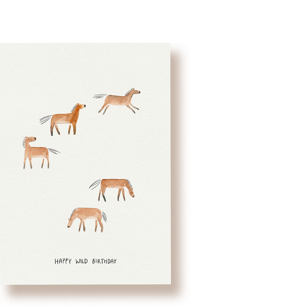Happy Wild Birthday | Postkarte