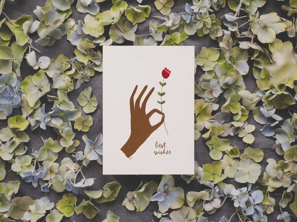 Best Wishes | Postkarte