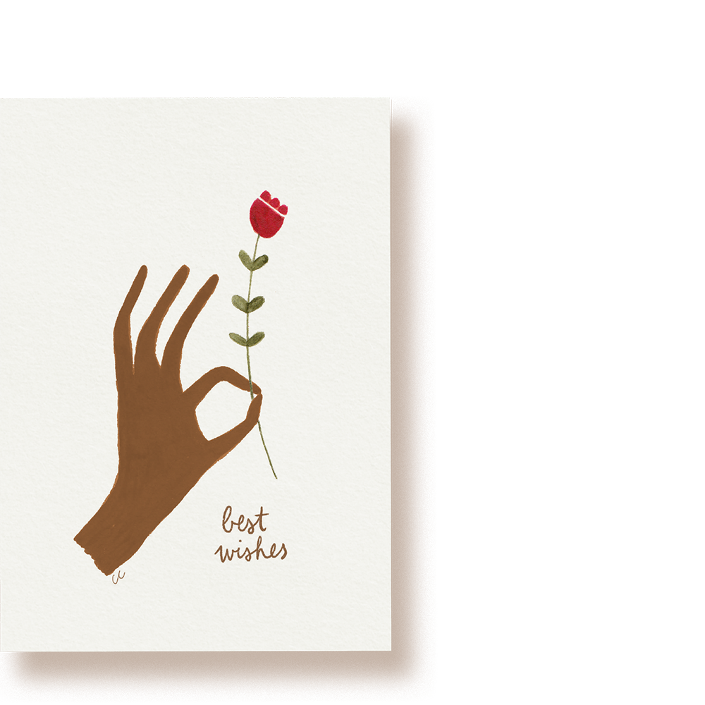Best Wishes | Postkarte