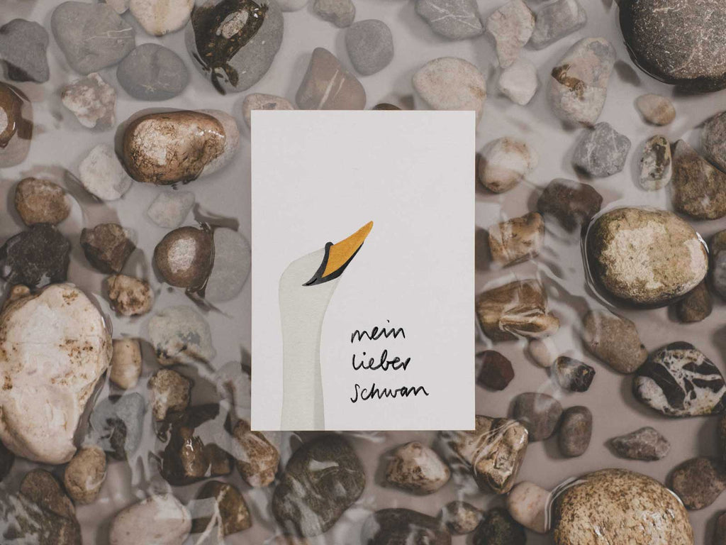 Mein lieber Schwan | Postkarte