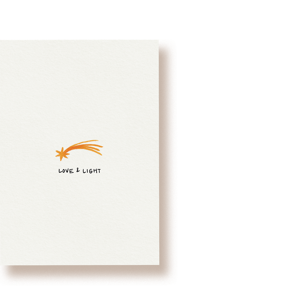 Love & Light | Postkarte