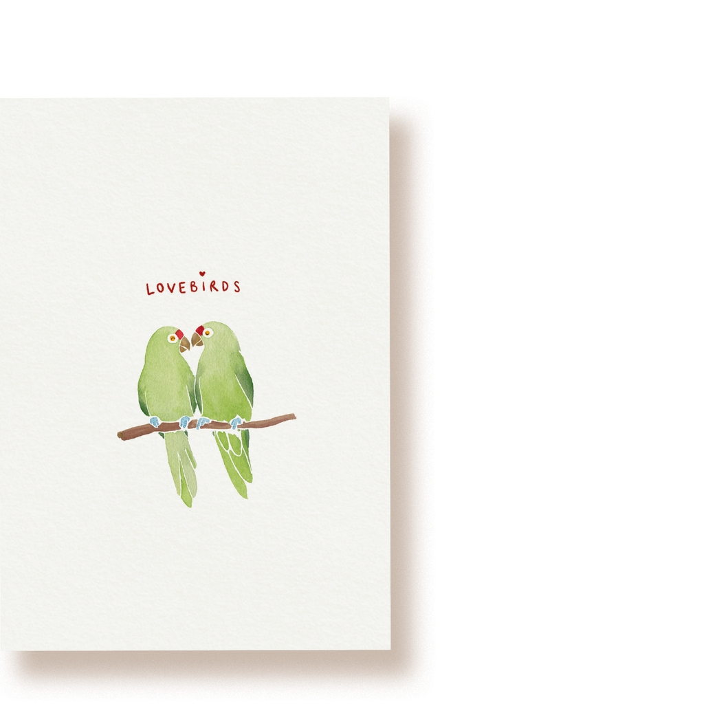 Lovebirds | Postkarte