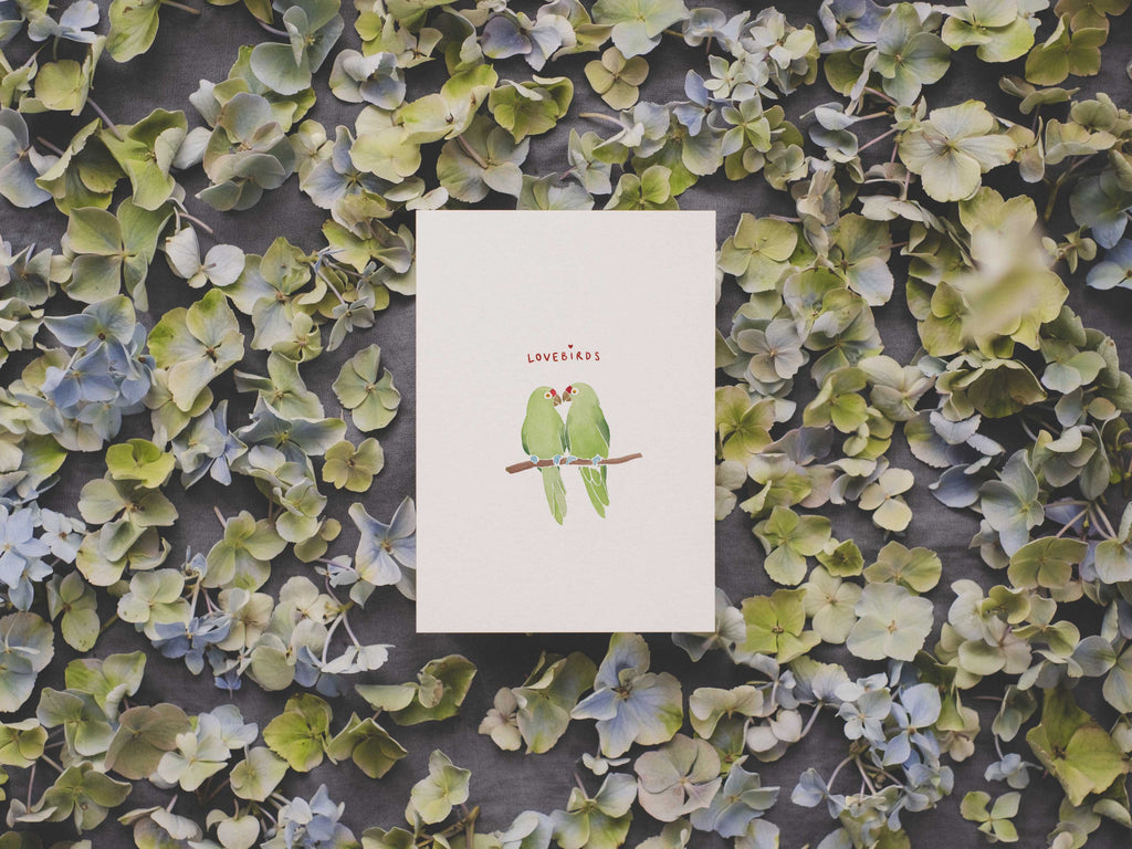 Lovebirds | Postkarte