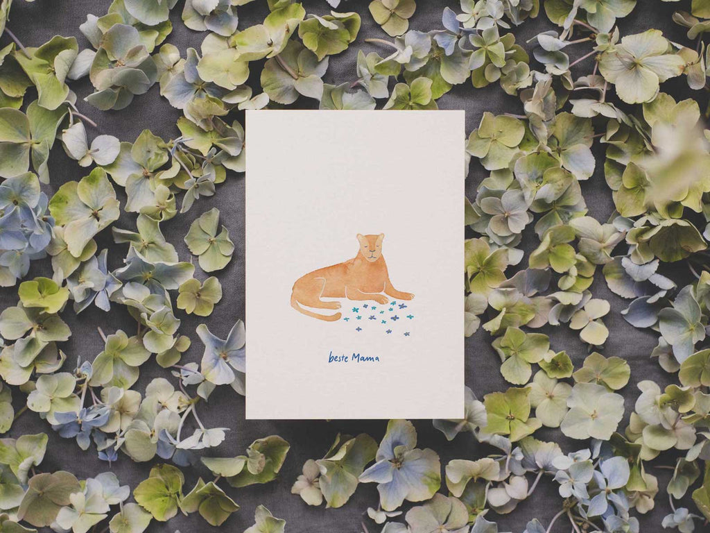 beste Mama | Postkarte