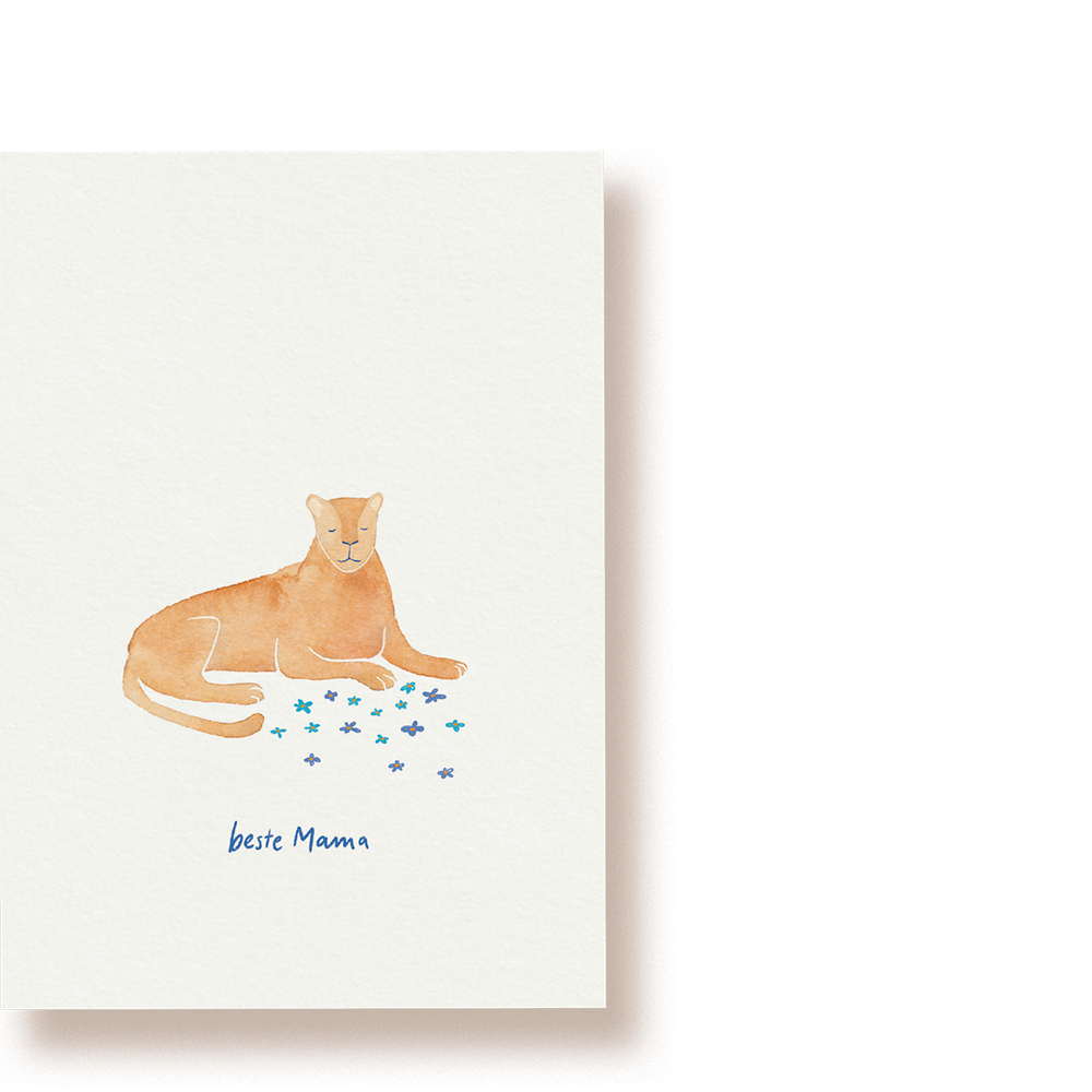 beste Mama | Postkarte