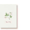 birthday strawberries | Postkarte