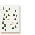 Pferde im Wald | Postkarte