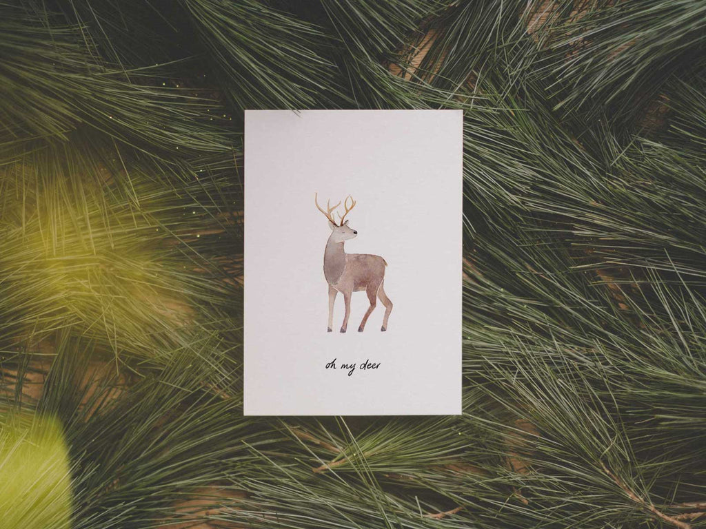 Hirsch - oh my deer | Postkarte