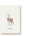 Hirsch - oh my deer | Postkarte