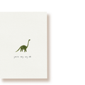 Dino - you're very very old | Postkarte