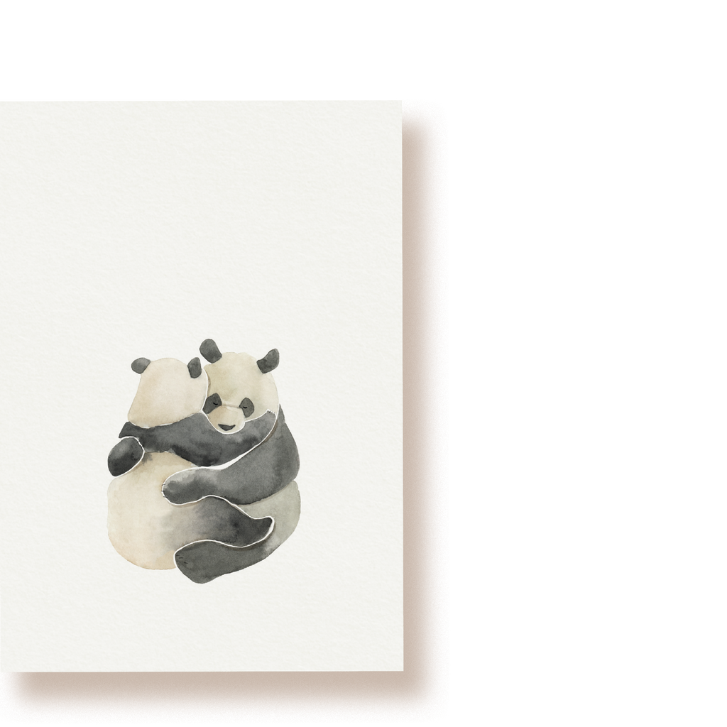 Panda Hug | Postkarte