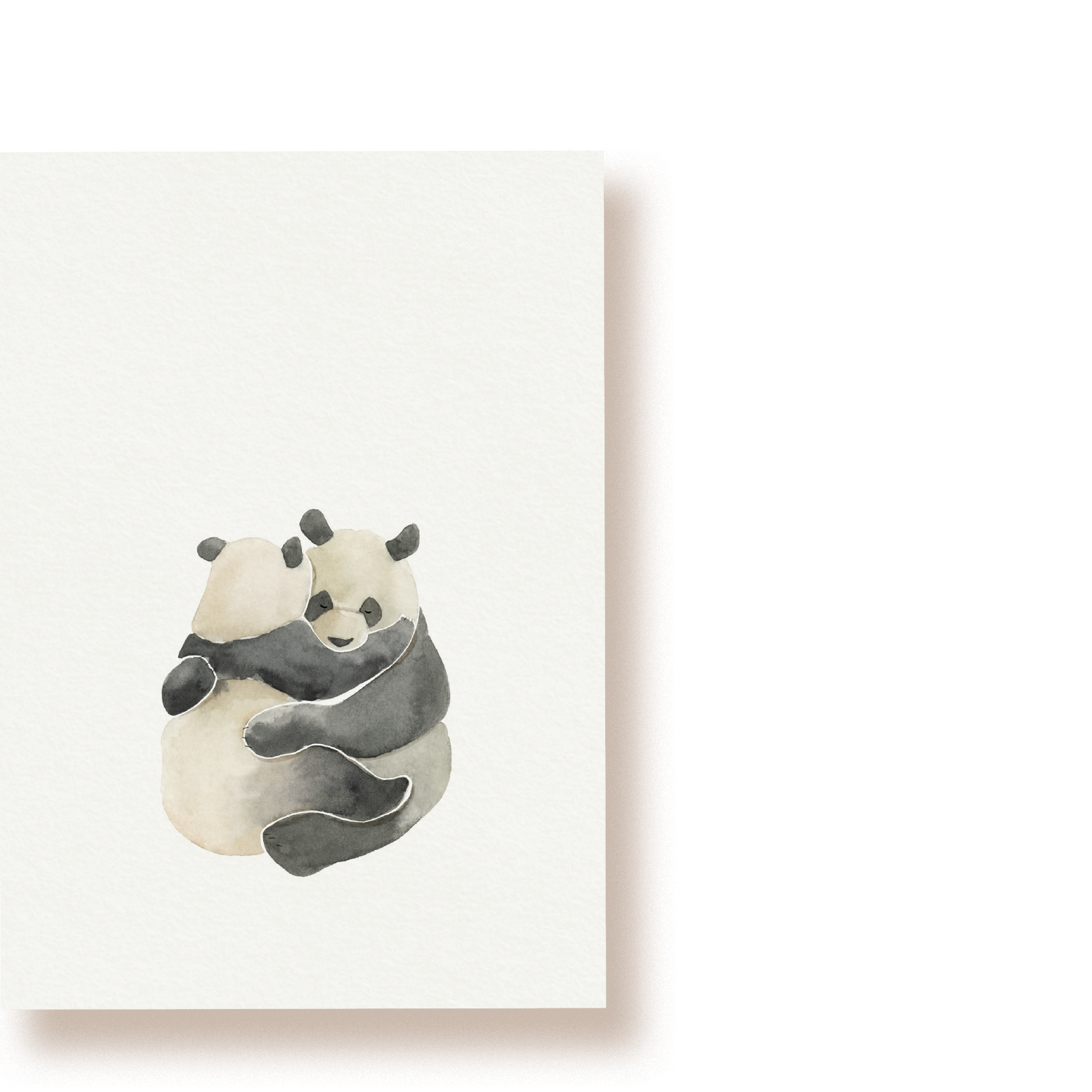 Panda Hug | Postkarte