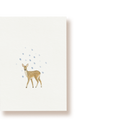 Reh im Schnee | Postkarte
