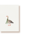 Gans mit Schal | Postkarte