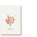 Blumenstrauß Biene | Postkarte
